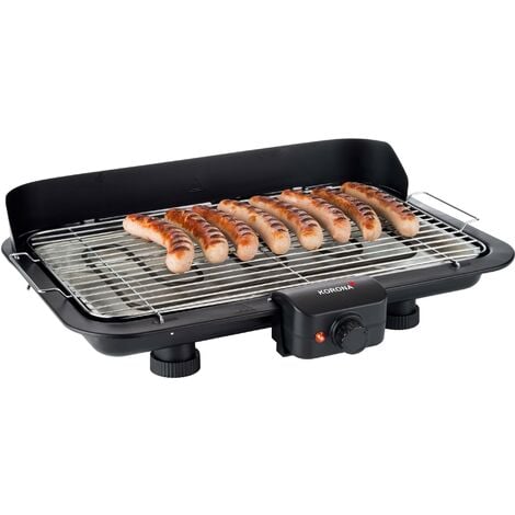 KORONA Barbecue-Tischgrill 46117 XXL Grillfläche 51x30cm schwarz