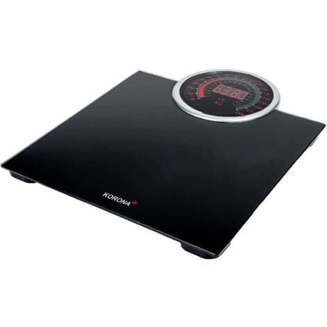 Korona CORA Pèse-personne numérique Plage de pesée (max.)=180 kg noir