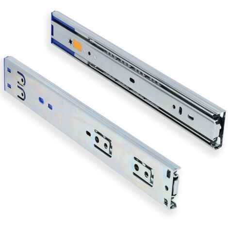 Korpusschiene paarweise Schubladenauszug 45mm Vollauszug Soft Close Funktion 350mm