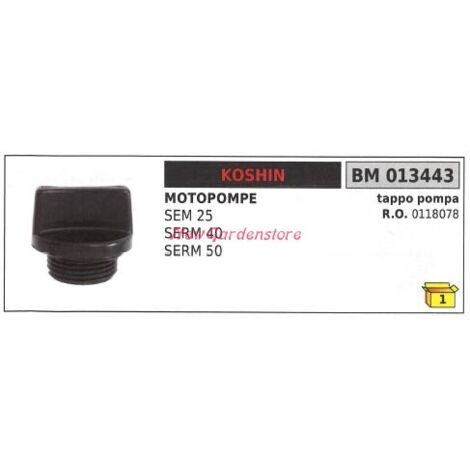 KOSHIN motopompe bouchon SEM 25 SRRM 40 50 013443