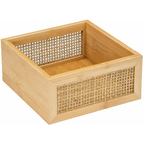 Kosmetik-Organizer ALLEGRE BAMBOO, 15 x 7 x 15 cm, WENKO