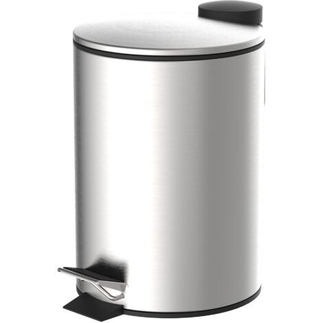 Kosmetik-Treteimer, Edelstahl, ca. 3 l, mit Absenkautomatik
