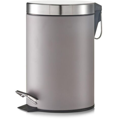 Kosmetikeimer, 3 ltr., Metall/Edelstahl, grau