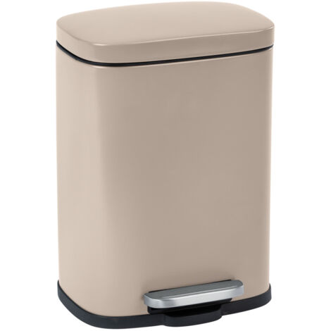 Kosmetikeimer LENO, Treteimer, Easy-Close-Funktion, 5 L, Wenko