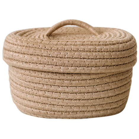 Kosmetikkorb mit strapazierfähigem Baumwolldeckel – 25 x 20 x 13 cm – 350 g – Stück