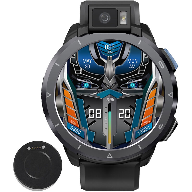 

Optimus 2 Smart Watch 1.6 '' IPS Pantalla tactil completa 400 * 400 Alta resolucion BT5.0 + 5.0 MT6762 + PAR2822 Camara giratoria de doble chip 13MP