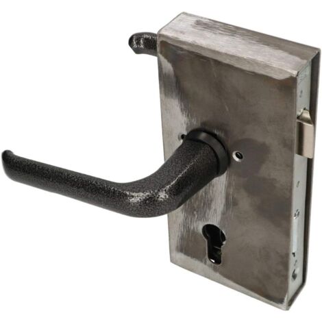 KOTARBAU 72/55 PZ Serrure de porte avec poignée galvanisée à gauche/droite