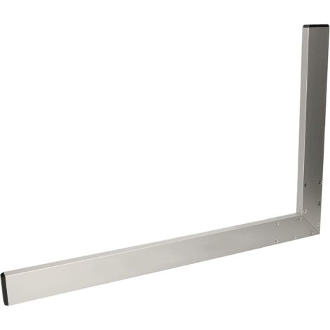 KOTARBAU Angle de construction 60 x 40 cm renforcé en aluminium anodisé pour compenser les travaux de construction.