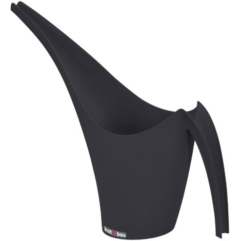 KOTARBAU® Arrosoir Plante Intérieur - Plastique - 1,5 L - Anthracite - Long Bec - Arrosoir Jardin - Design Moderne - pour Maison Balcon - Léger Facile à Nettoyer