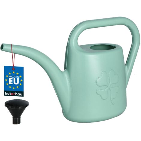 KOTARBAU® Arrosoir Plante Intérieur - PVC - 1,8 L - Sauge - avec Pomme Amovible - Arrosoir Jardin - pour Fleurs Potager Terrasse Balcon