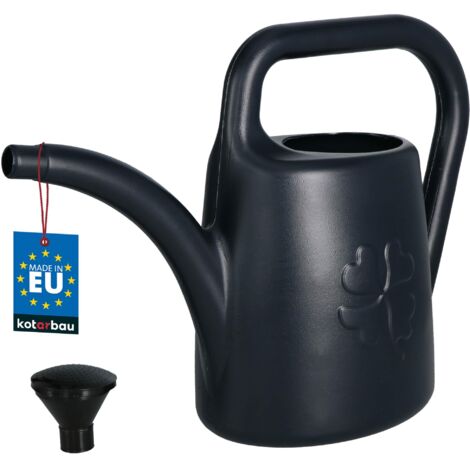 KOTARBAU® Arrosoir Plante Intérieur - PVC - 4,5 L - Anthracite - avec Pomme Amovible - Arrosoir Jardin - pour Fleurs Potager Terrasse Balcon