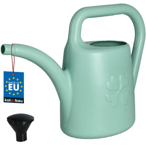 KOTARBAU® Arrosoir Plante Intérieur - PVC - 4,5 L - Sauge - avec Pomme Amovible - Arrosoir Jardin - pour Fleurs Potager Terrasse Balcon