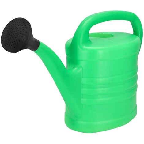 KOTARBAU® Arrosoir Plante Intérieur - PVC - 5 L - Vert - avec Pomme Amovible - Arrosoir Jardin - pour Fleurs Potager Terrasse Balcon