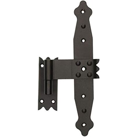 KOTARBAU Bande centrale de 240 mm avec gond pour volets pliants - Revêtement par poudre - Noir