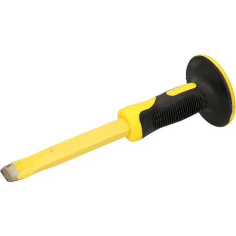 KOTARBAU Burin de maçon plat avec protection de la main 250 x 18 mm