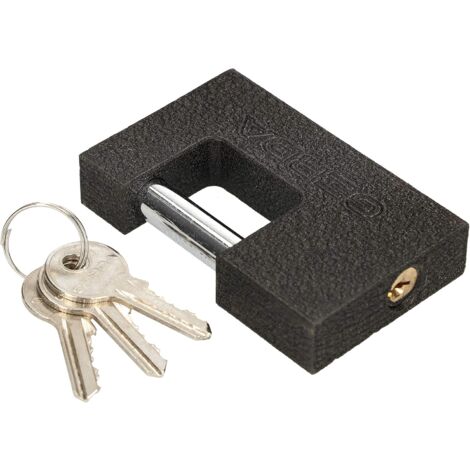 KOTARBAU Cadenas À Tige En Fonte 90 mm Cadenas À Tige Antivol Automatique Résistant Aux Coupures Protège Contre Le Vol