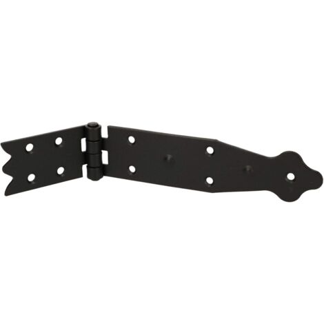 KOTARBAU Charnière de caisson - 210 x 35 mm - Revêtement par poudre - Noir