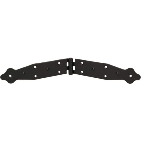 KOTARBAU Charnière de caisson - 290 x 35 mm - Revêtement par poudre - Noir