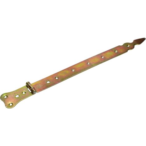 KOTARBAU Charnière de porte 400 mm - En or galvanisé - Robuste
