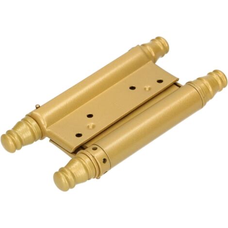 KOTARBAU Charnière de porte battante double face 100 mm avec revêtement en poudre Doré