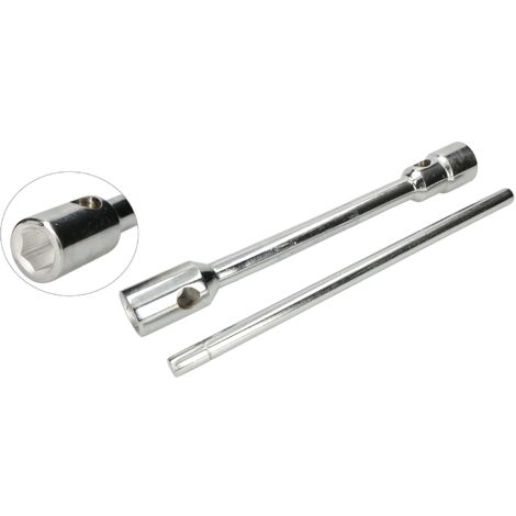 KOTARBAU Clé de roue de voiture double face 30x33mm avec clé cruciforme à levier rotatif