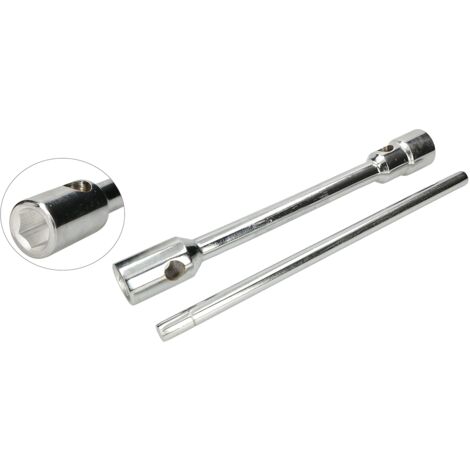 KOTARBAU Clé de roue de voiture double face 32x33mm avec clé cruciforme à levier rotatif