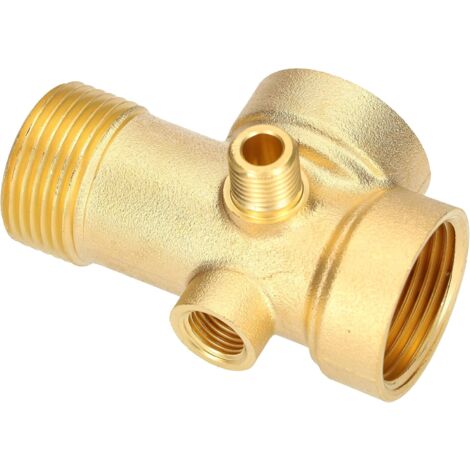 KOTARBAU Distributeur 5 voies DN25 1 "DN13 1/4" (pouce) en laiton pour système d'irrigation d'aqueduc domestique chaudière à membrane manomètre pressostat