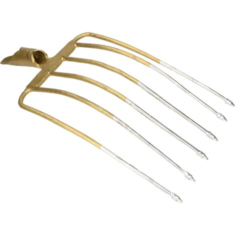 KOTARBAU Fourchette à foin 6 dents Fourchette à foin Fourchette de jardin Fourchette à fumier Fourche de jardin Fourche à bêche Fourchette pour jardin et agriculture