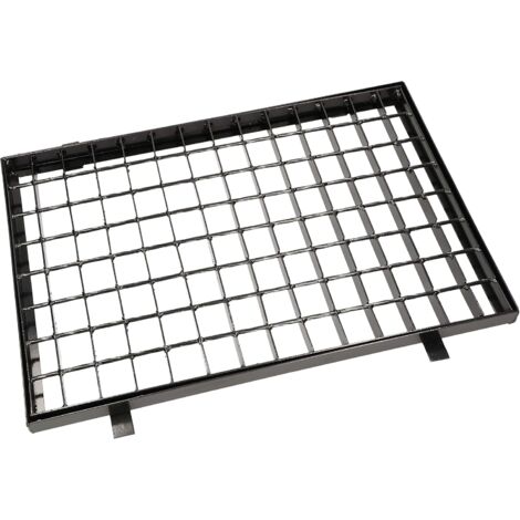 KOTARBAU Grille avec cadre 35 x 50 cm - Grille en acier - Tapis de sol pour chaussures