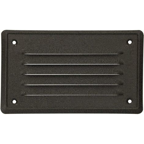 KOTARBAU Grille de Ventilation 165 x 100 mm Anthracite En Acier Galvanisé Grille D'aération avec Moustiquaire Résistante à la Corrosion