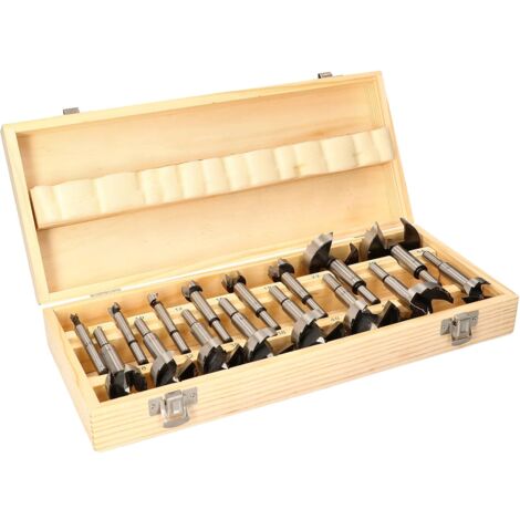 KOTARBAU Jeu de 16 forets Forstner 6-54 mm avec boîte en bois
