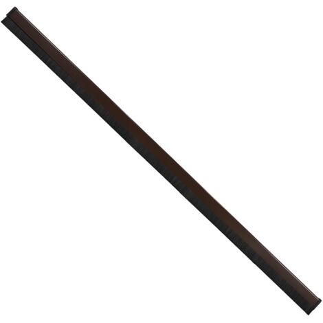 KOTARBAU® Joint Bas de Porte - PVC - 100 cm - Brun - Brosse Bas de Porte Automatique  - Joint de Battant D'entrée - Protection Contre le Vent et Les Insectes - Facile À Installer