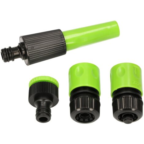 KOTARBAU Kit de pulvérisation 4 pièces pour tuyau d'arrosage 1/2" Buse de pulvérisation droite