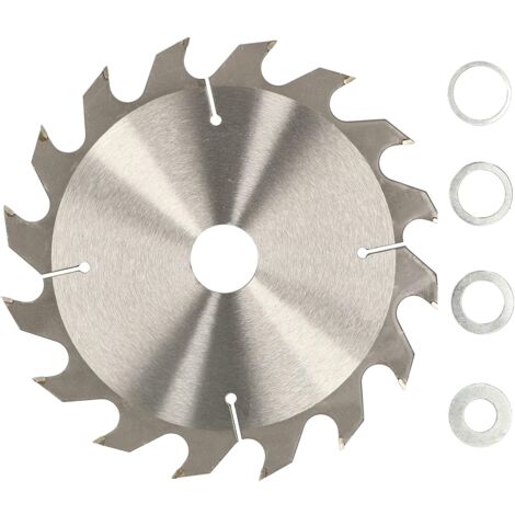 KOTARBAU Lame de scie en carbure pour bois 16 dents Ø 200 mm + anneaux réducteurs