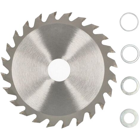 KOTARBAU Lame de scie en carbure pour bois 24 dents Ø 115 mm + anneaux de réducteur