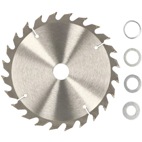 KOTARBAU Lame de scie en carbure pour bois 24 dents Ø 180 mm + anneaux de réducteur