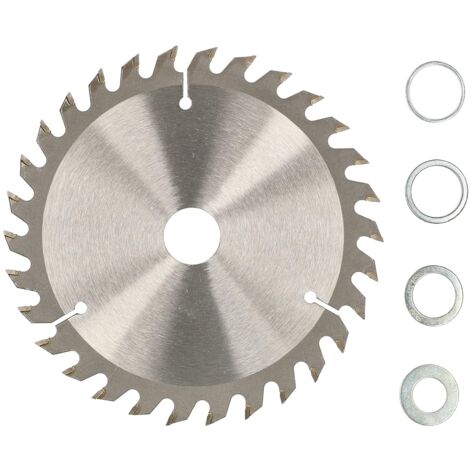 KOTARBAU Lame de scie en carbure pour bois 30 dents Ø 140 mm + anneaux réducteurs