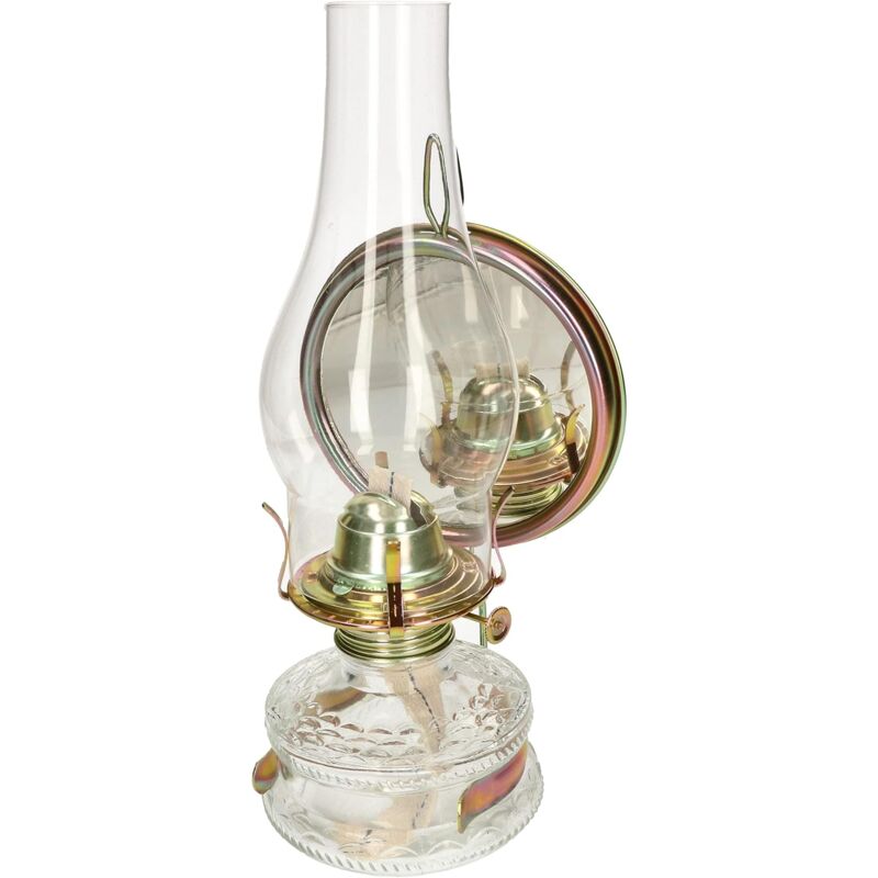 Lampe à huile avec miroir de style antique inclus [Classe énergétique a+] - Kotarbau