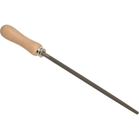 KOTARBAU Lime d'atelier ronde - Longueur : 250 mm - 2 (moyenne) - Lime à main ronde en métal pour traitement grossier du métal.