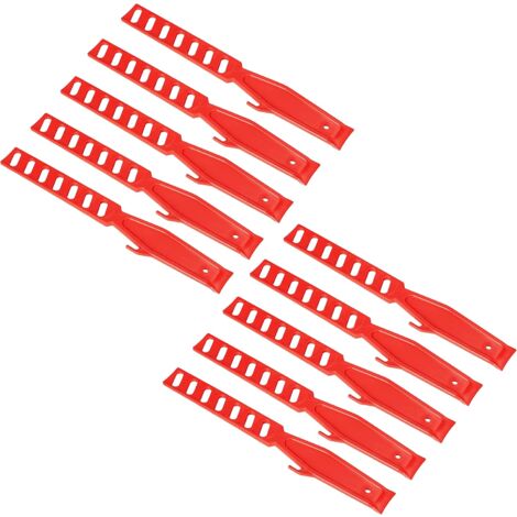 KOTARBAU Lot de 10 agitateurs de peinture 28 cm en plastique pour peintures et vernis.
