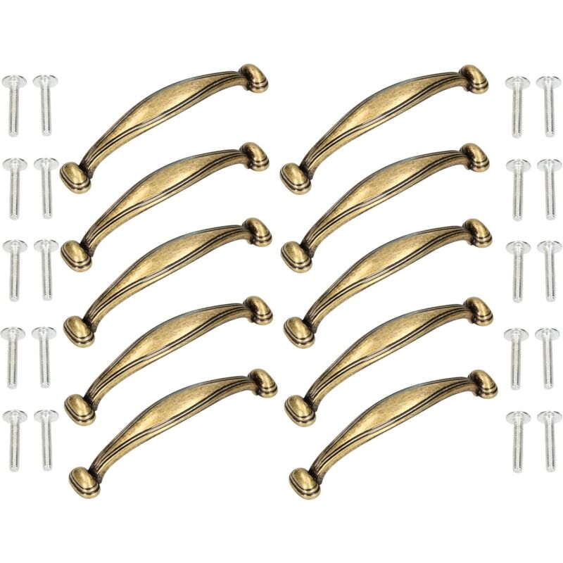 KOTARBAU Lot de 10 poignées de meuble 96 mm