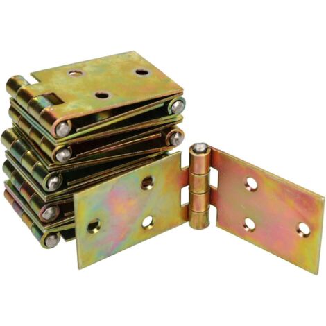 KOTARBAU Lot de 10 rubans de caisse, 100 x 35 mm, roulés, charnières de table, de meubles, de porte, de caisse, de placard