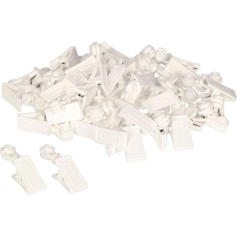 Kotarbau - Lot de 100 clips pour rail de plafond pour rideaux