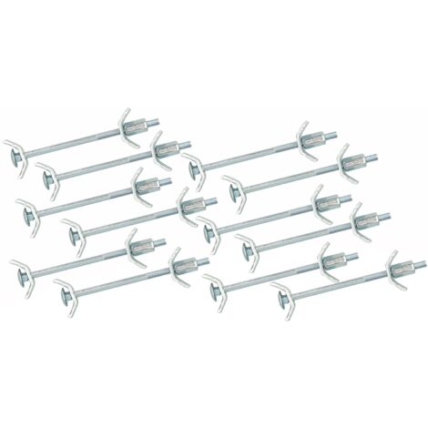 KOTARBAU Lot de 12 connecteurs de plan de travail 120 mm pour plateaux de table et comptoirs