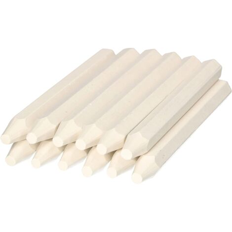 KOTARBAU Lot de 12 crayons de charpentier pour marquer le bois - Blanc