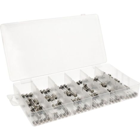 KOTARBAU Lot de 120 mini fusibles en verre 5 A 10 A 15 A 20 A 25 A 30 A