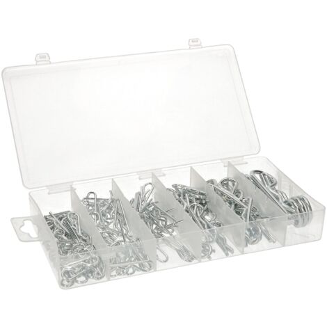 KOTARBAU Lot de 150 pinces à ressort R-Clips
