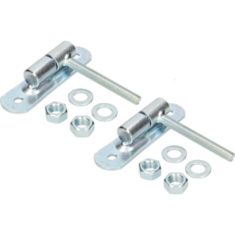 KOTARBAU Lot de 2 Anges de Torange Ø 24 M12 réglables sur boule avec plaque de vissage