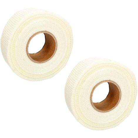 KOTARBAU Lot de 2 bandes de recouvrement de joints SizeName en fibres de verre pour plaques de plâtre (50 mm à 45 m)