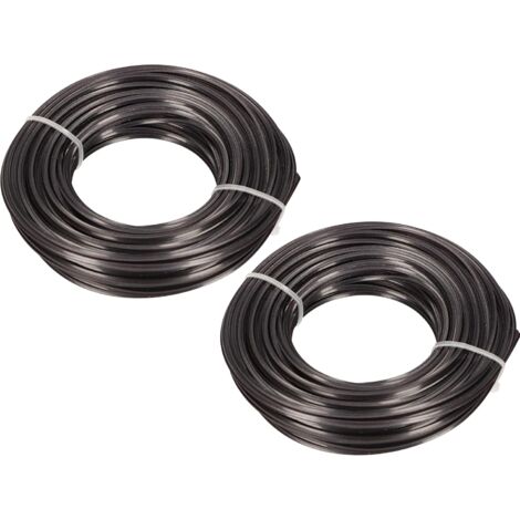 KOTARBAU Lot de 2 bobines de fil renforcé pour débroussailleuse professionnelle 2,4 mm x 15 m (30 m)